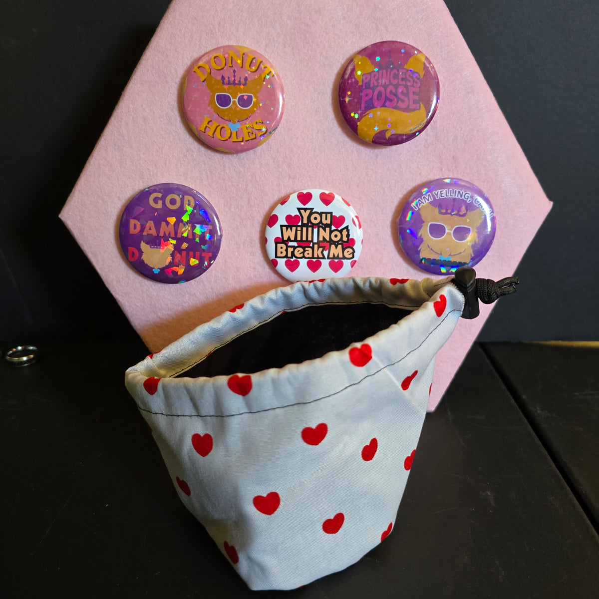 Carl Hearts Bag