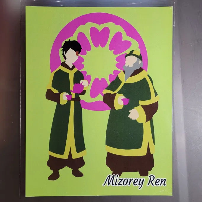 Zuko and Iroh Print
