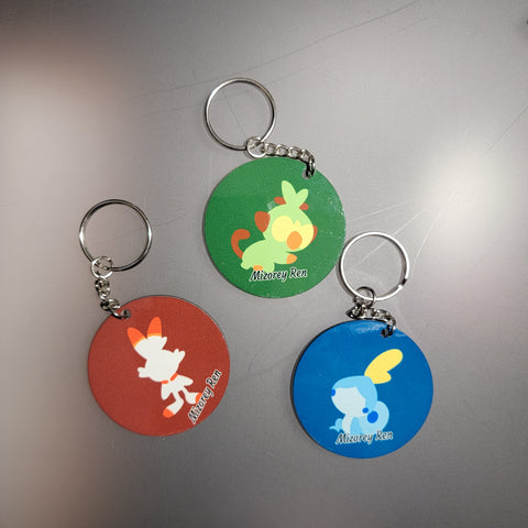 Sword and Shield Keychains
