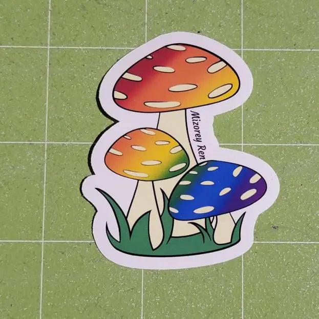 Pride Mushroom Sticker