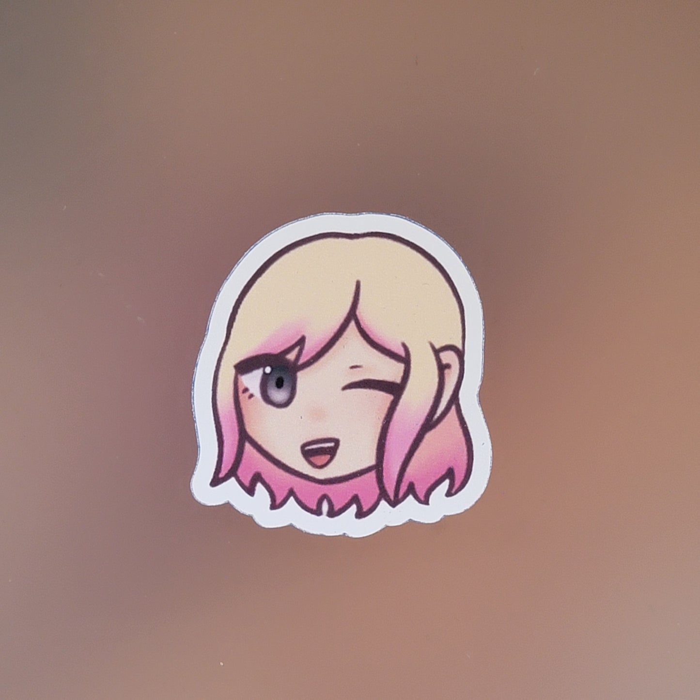 Chibi Head Mizorey Sticker - by Onyx_Washere