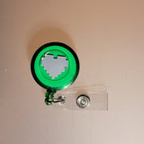 Pixel Heart Badge Reel
