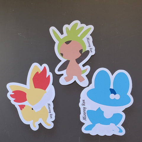 X and Y Starter Stickers