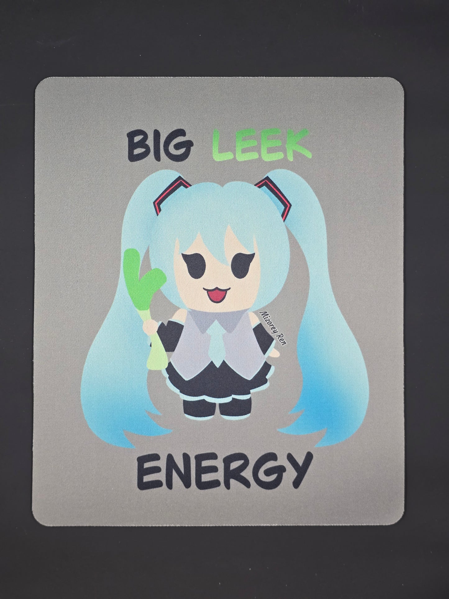 Big Leek Energy Miku Mousepad