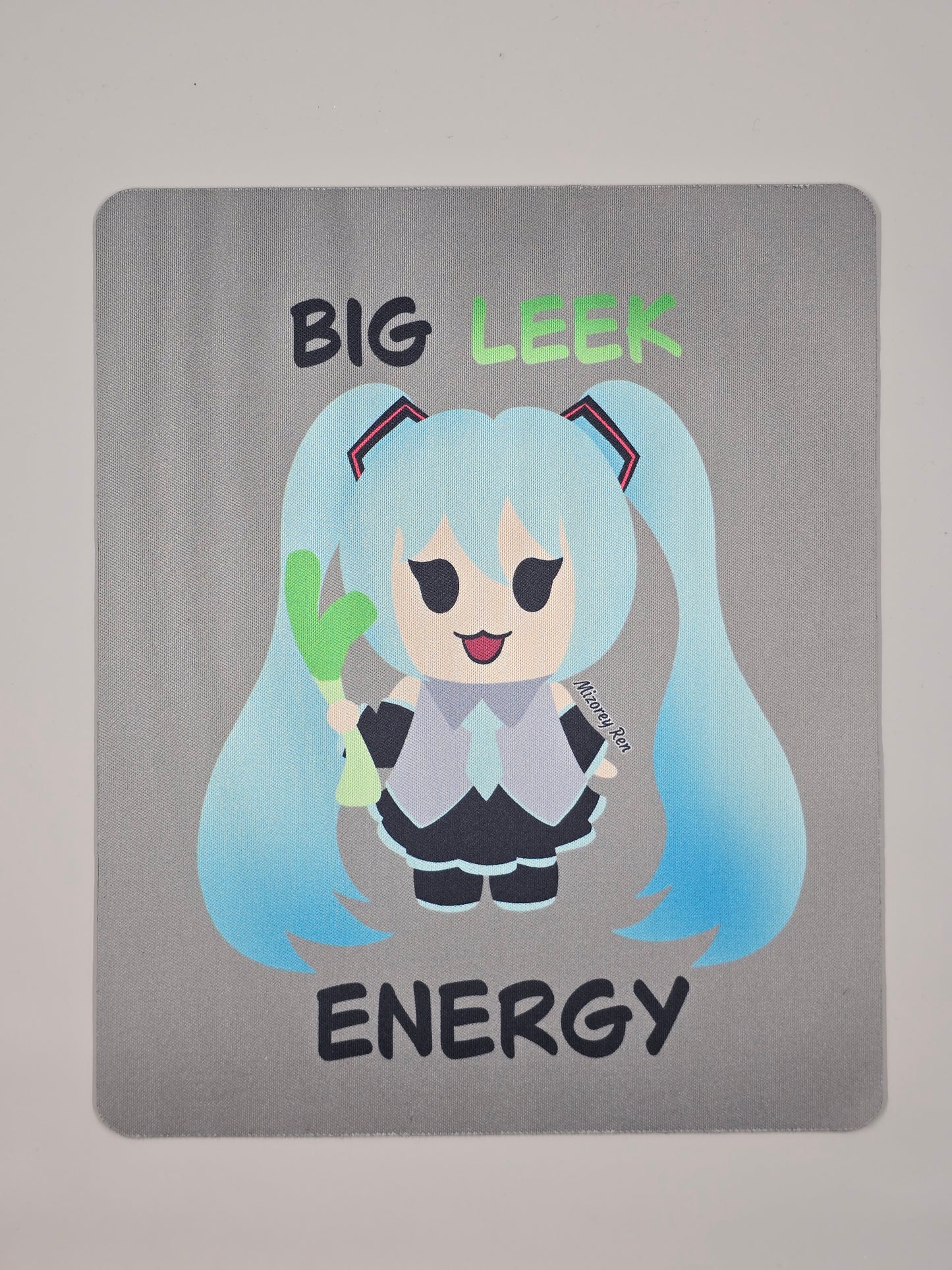 Big Leek Energy Miku Mousepad