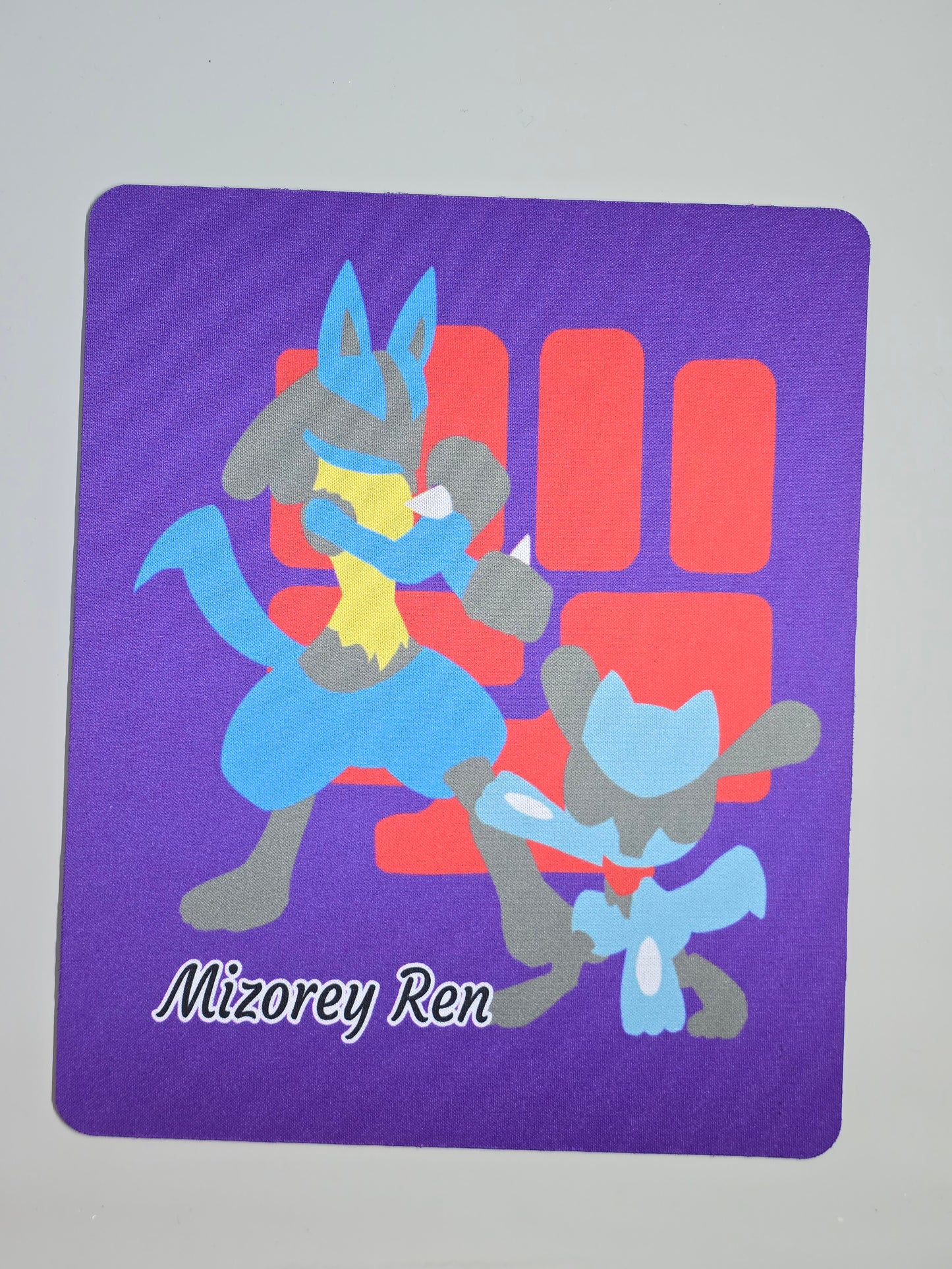 Lucario and Riolu Mousepad