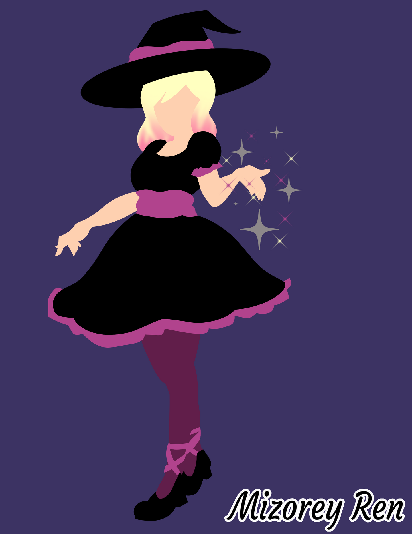 Witch Mizorey Print