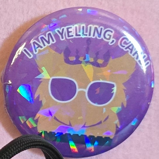 I am yelling Carl Button
