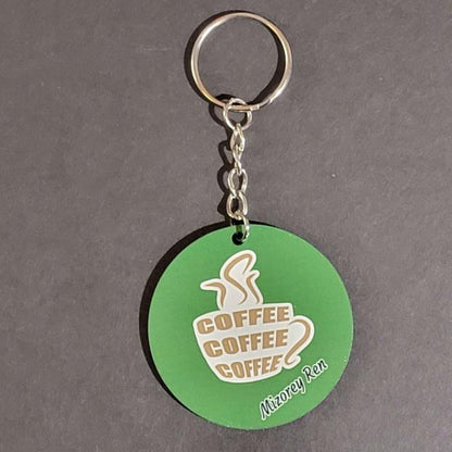 Coffee Coffee Coffee Keychain