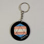 Pride D20 Keychain