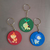 Diamond and Pearl Starter Keychains