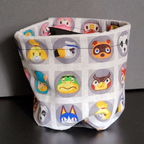 Animal Crossing Grey Squares Bag