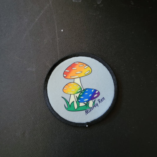 Iron on Patch- Mushroom