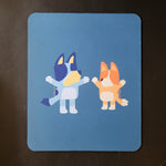 Bluey and Bingo Mousepad