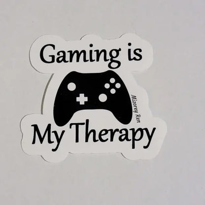 Gaming is My Therapy Sticker