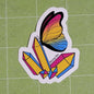 Pride Butterfly Crystal Sticker