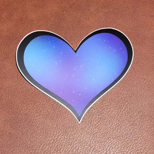 Galaxy Heart Sticker