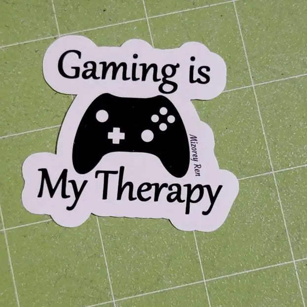 Gaming is My Therapy Sticker