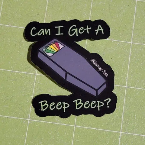 Beep Beep Sticker