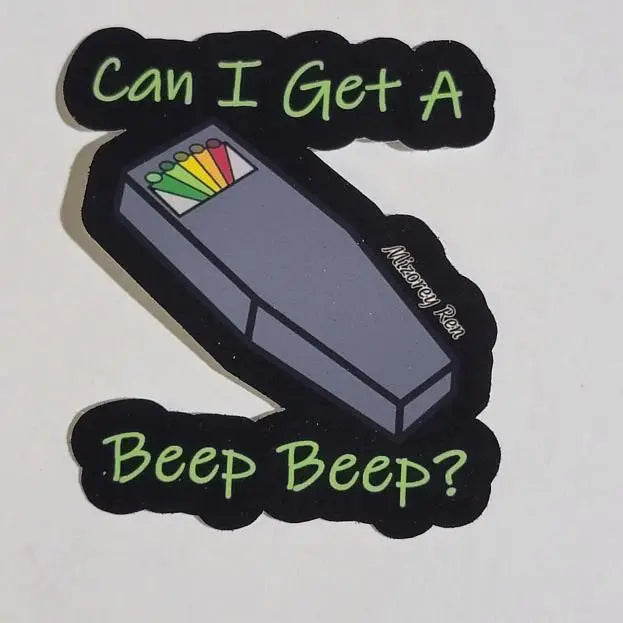 Beep Beep Sticker