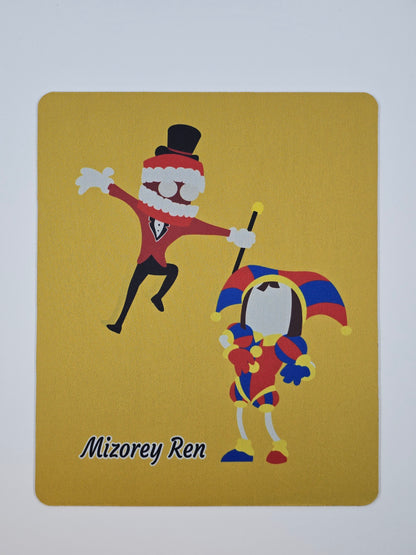 Pomni and Caine Mousepad