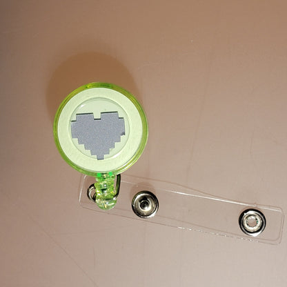 Pixel Heart Badge Reel