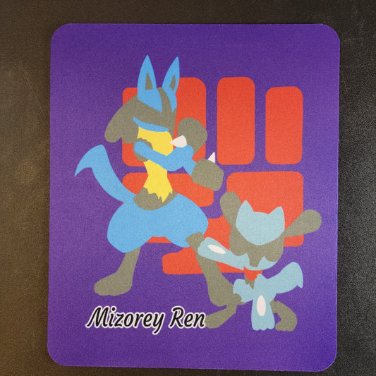 Lucario and Riolu Mousepad