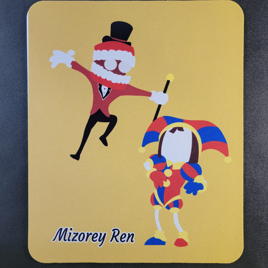 Pomni and Caine Mousepad