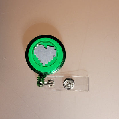 Pixel Heart Badge Reel