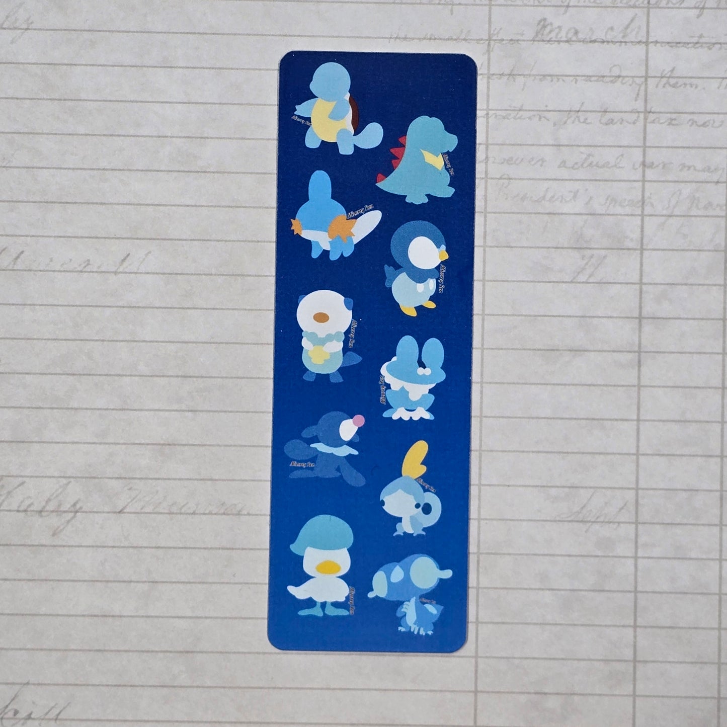Water Starters Bookmark