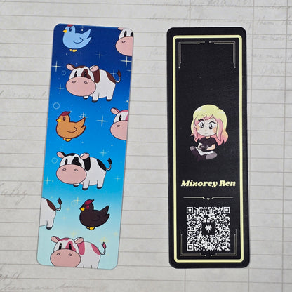 Chicken and Cows Bookmark