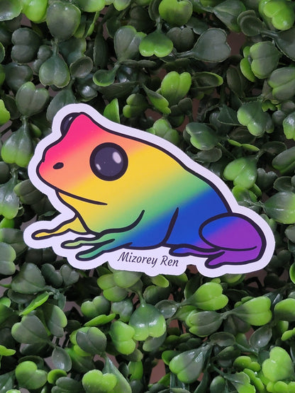 Pride Frog Sticker