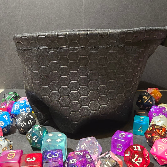 Black Hexagons Bag
