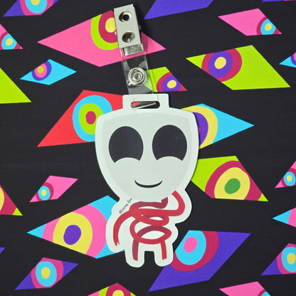 Digital Circus Badge With Clips