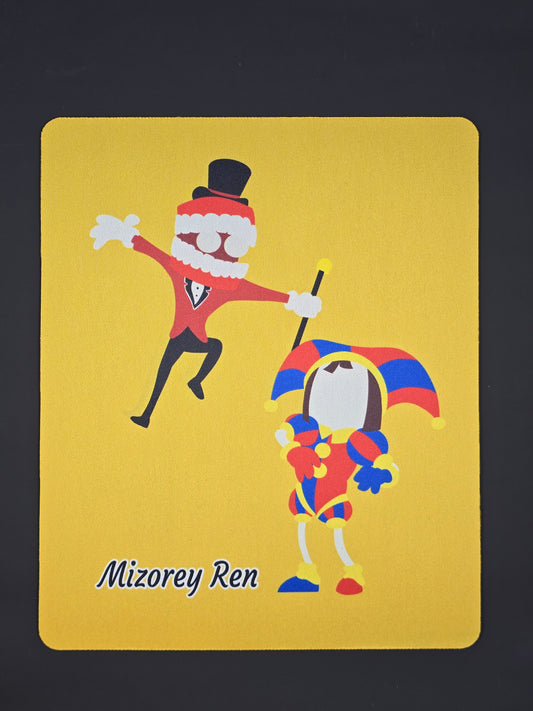 Pomni and Caine Mousepad