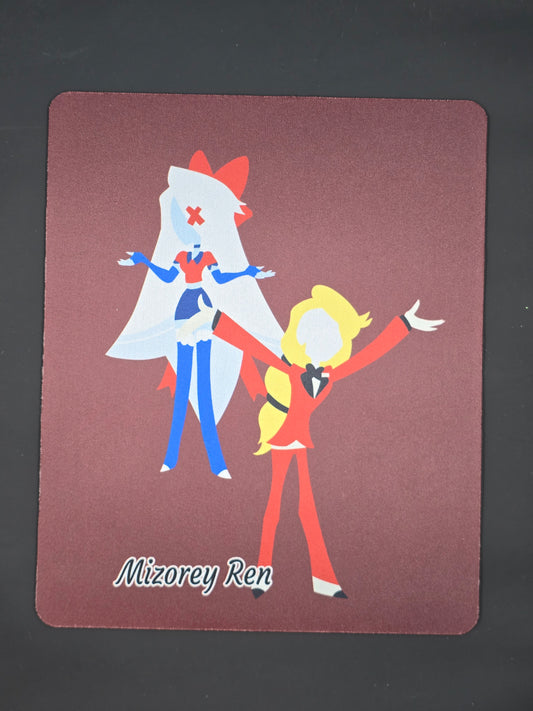Charlie and Vaggie Mousepad