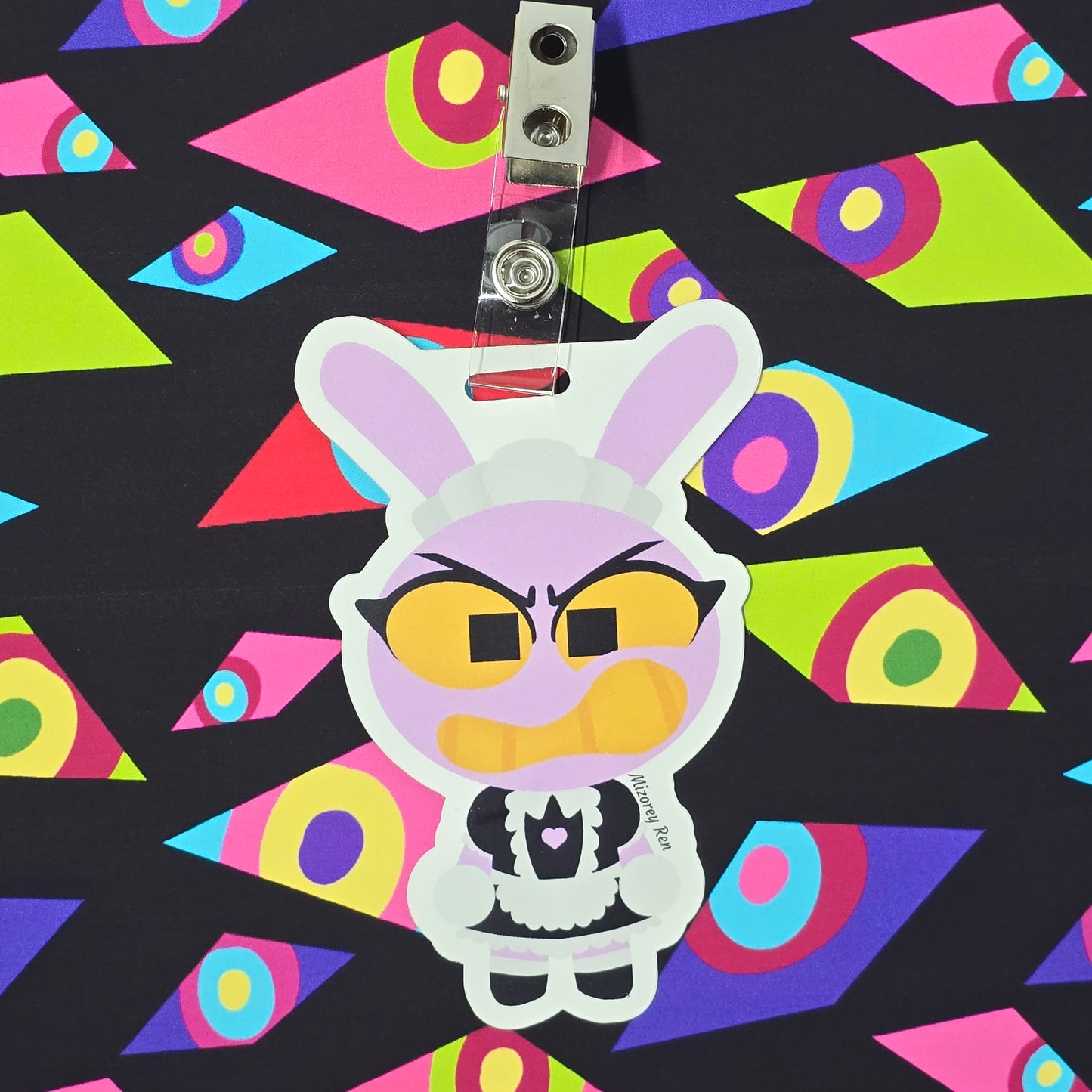 Digital Circus Badge With Clips