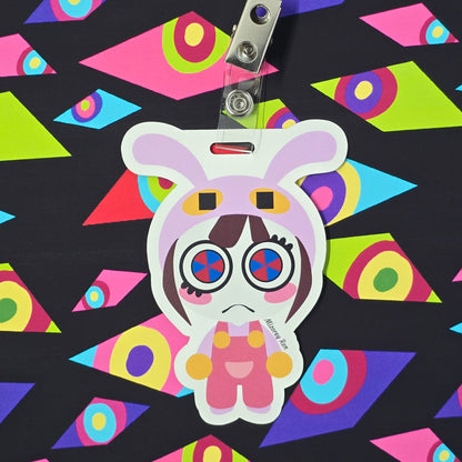 Digital Circus Badge With Clips