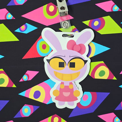 Digital Circus Badge With Clips