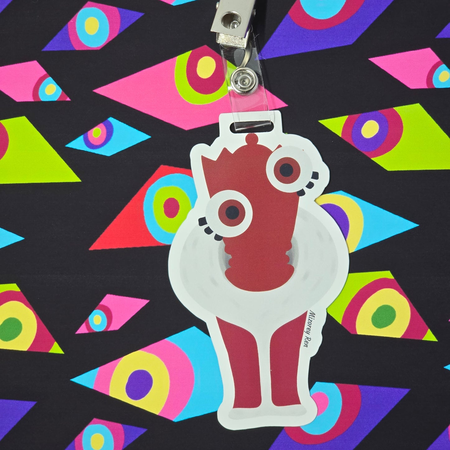 Digital Circus Badge With Clips