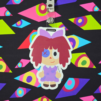 Digital Circus Badge With Clips