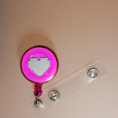 Pixel Heart Badge Reel