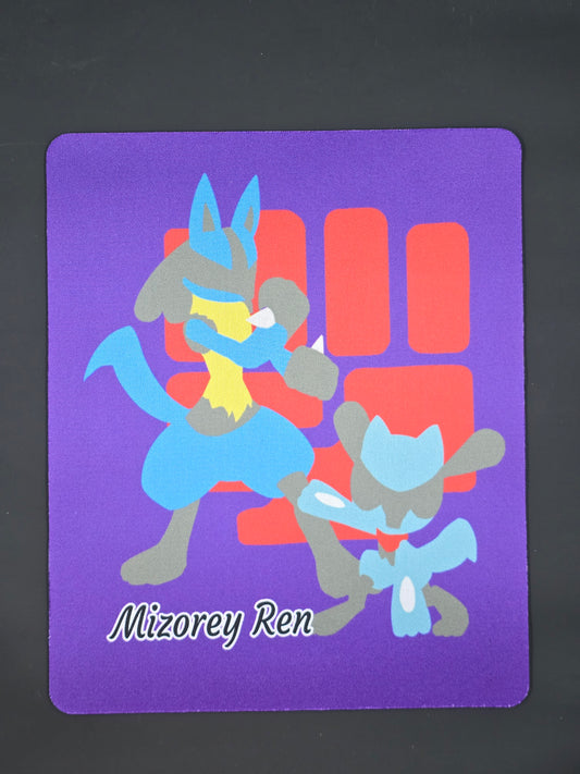 Lucario and Riolu Mousepad