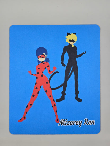 Miraculous Ladybug and Cat Noir Mousepad