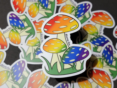 Pride Mushroom Sticker