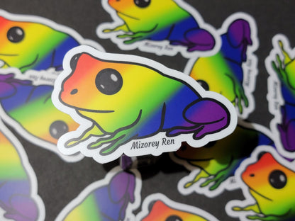 Pride Frog Sticker