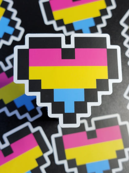 Pride Pixel Heart Sticker