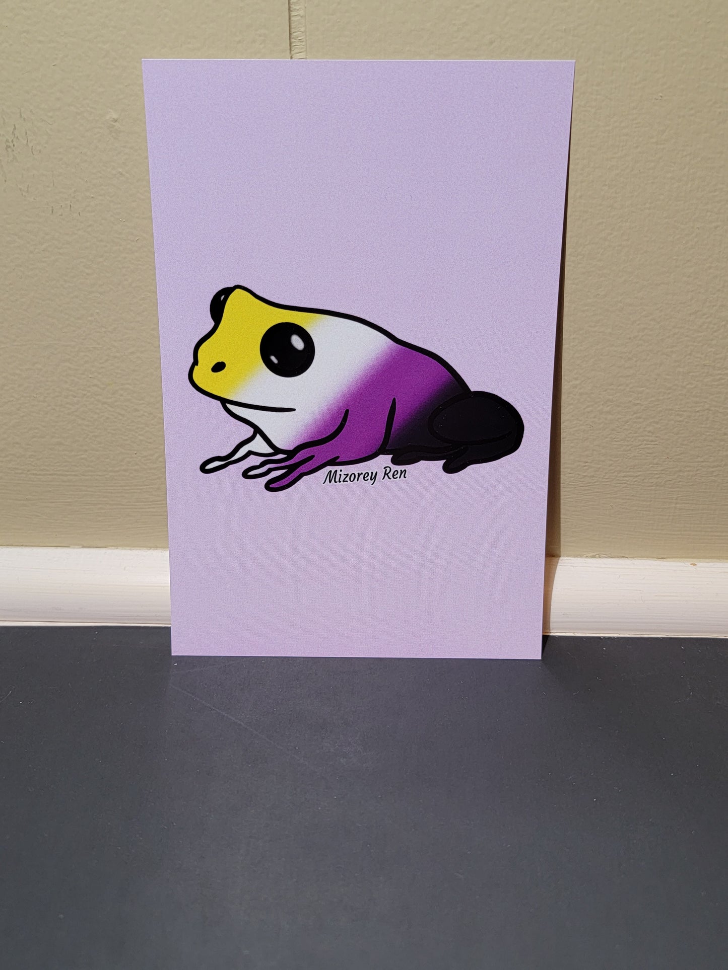 Pride Frog Mini Print