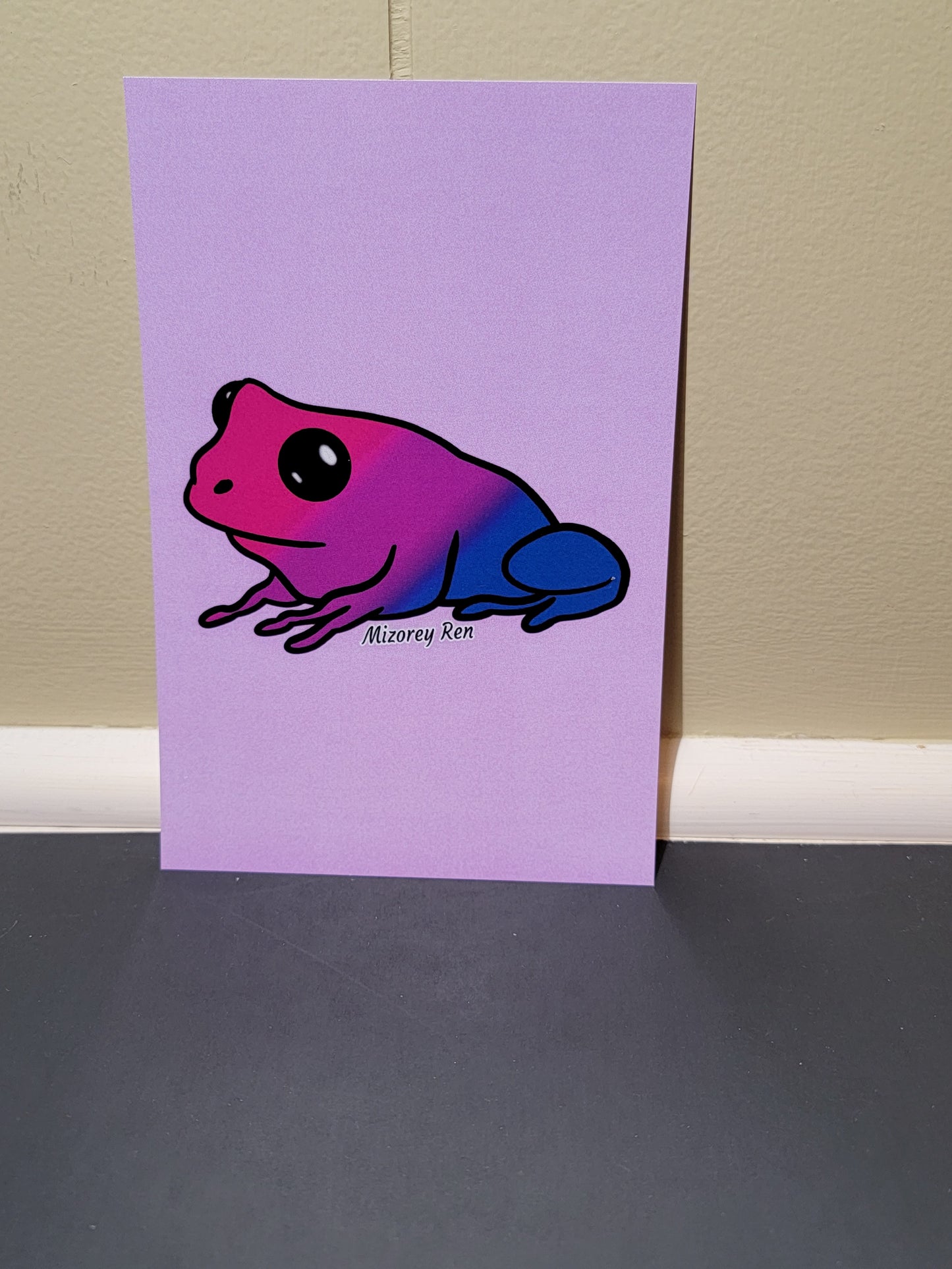 Pride Frog Mini Print