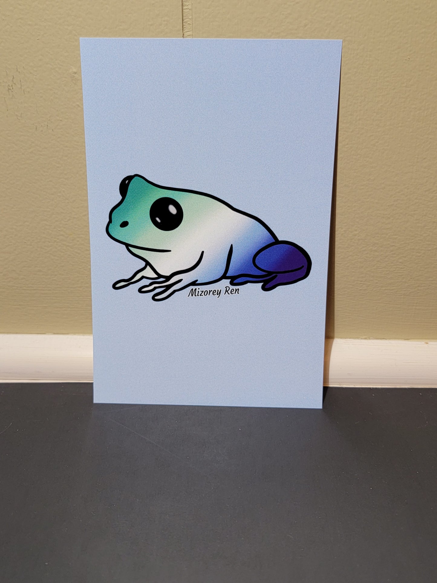 Pride Frog Mini Print